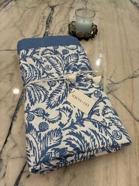 Serena & Lily Sicily Tablecloth NWT